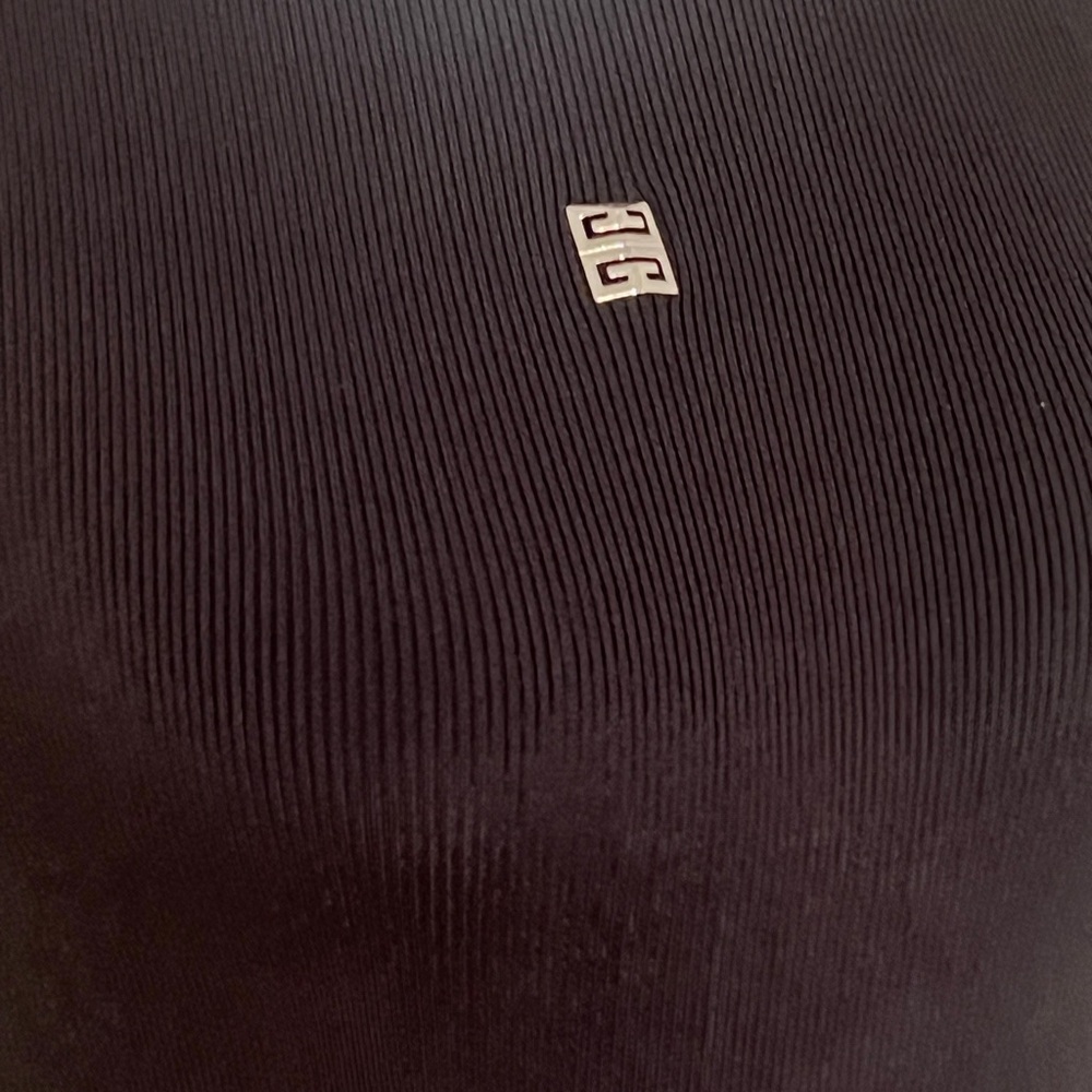 Authentic Givenchy ribbed black mini dress - Picture 10 of 15